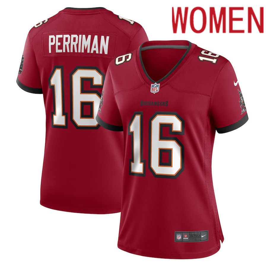 Women Tampa Bay Buccaneers 16 Breshad Perriman Nike Red Game Player NFL Jersey